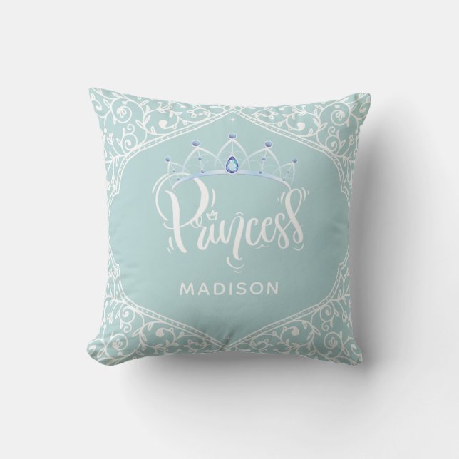 Royal Princess Personalised Cushion (Front)