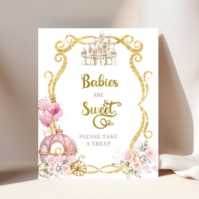 Royal Princess Pink Carriage Baby are Sweet Poster (Creator Uploaded)