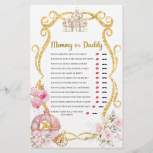 Royal Princess Pink Carriage Mummy or Daddy Games