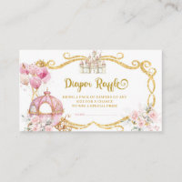 Royal Princess Pink Pumpkin Carriage Diaper Raffle