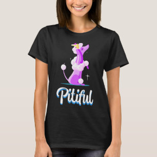Royal Princess Poodle Dog With Tiara Crown T-Shirt