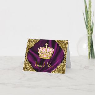 Royal Princess Thank You Card
