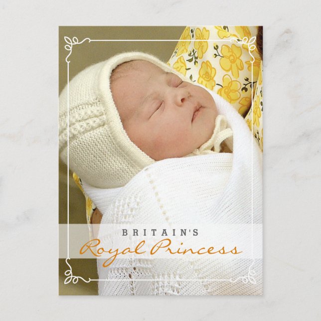 Royal Princess - William & Kate Postcard (Front)