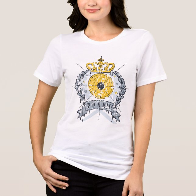 Royal Punk Target T-Shirt Tri-Blend Shirt (Front)