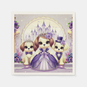 Royal Puppy Fairytale – A Princess’s Dream Napkin