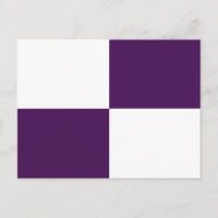Royal Purple and White Rectangles