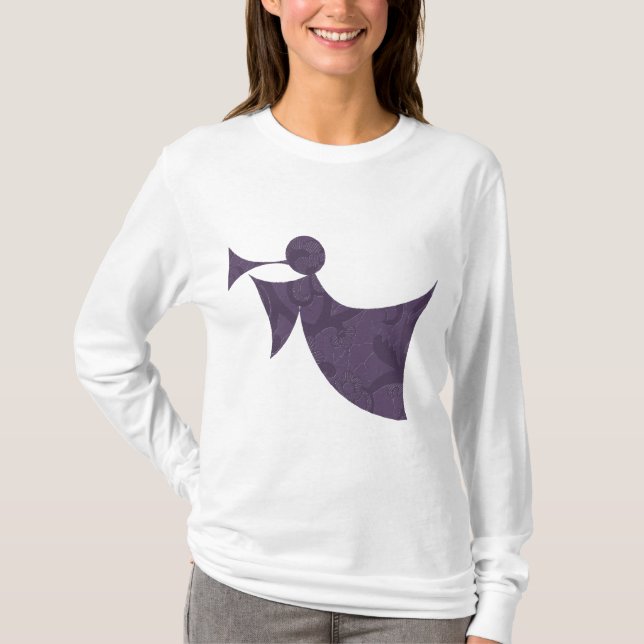 Royal Purple Angel - Women's Long Sleeve T-shirt (Front)