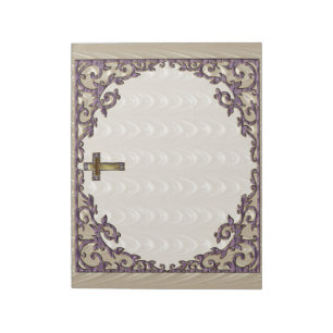 Royal Purple Cross Notepad