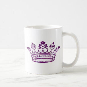 Royal Purple Crown Coffee Mug