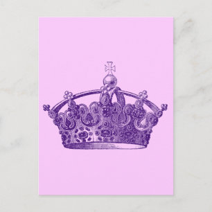 Royal Purple Crown Postcard