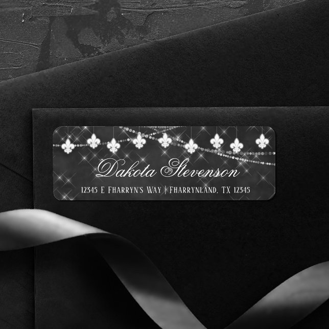 Royal Purple Fleur de Lis Lights | Party Address (Creator Uploaded)