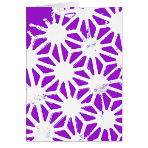 Royal purple geometric pattern