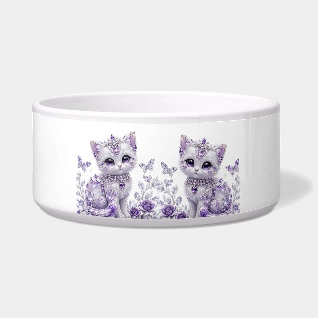 Royal Purple Jewelled Kitten Fantasy (Front)