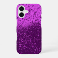 Royal Purple Monochromatic Splatter