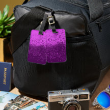 Royal Purple Monochromatic Splatter