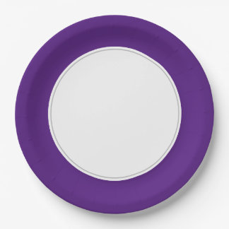 Royal Purple Paper Plates