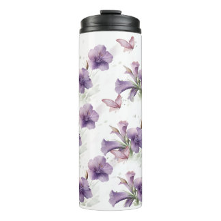 Royal Purple Petunia Tumbler