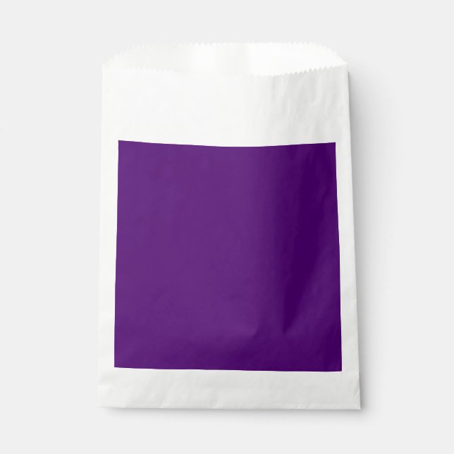 Royal purple (solid colour)  favour bags (Front)