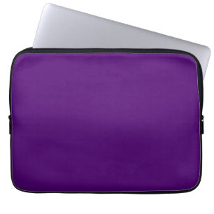 Royal purple (solid colour) laptop sleeve