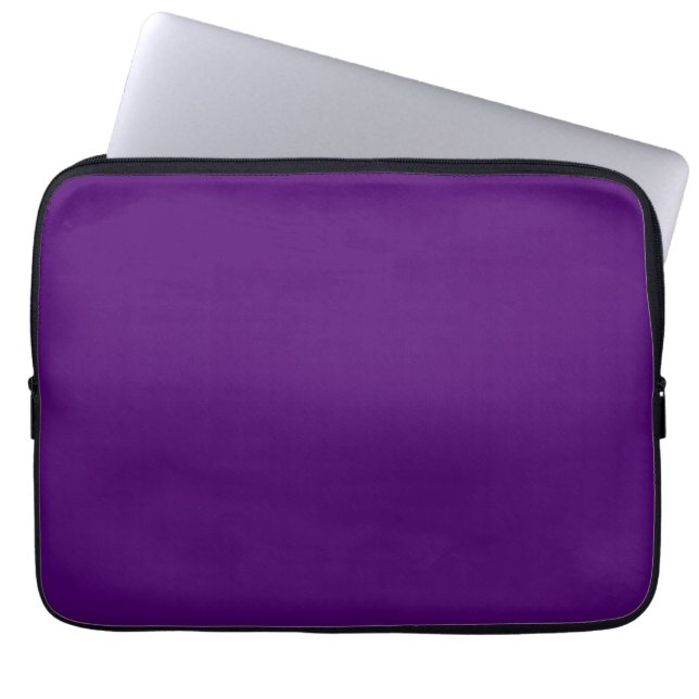 Royal purple (solid colour)  laptop sleeve (Front)