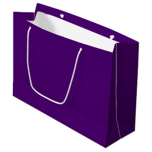 Royal purple (solid colour) large gift bag