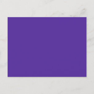 ROYAL PURPLE (solid colour) ~ Postcard