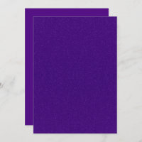 Royal Purple Sparkle Flat Save The Date Card