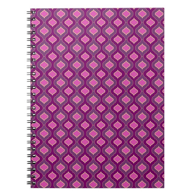 Royal Purple Spiral Notebook (Front)