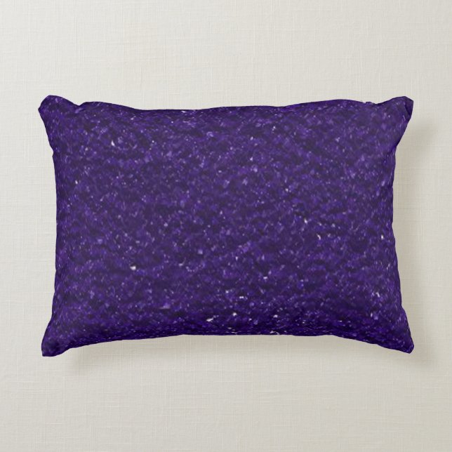 Royal Purple Texture Decorative Cushion (Front)
