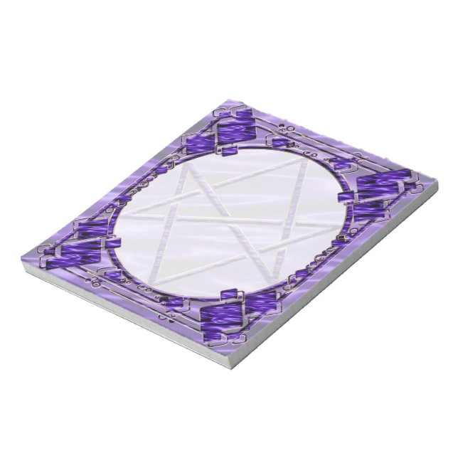 Royal Purple Unicursal Notepad (Rotated)