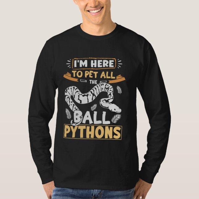 Royal Python Starter Kit Hide X-Large Kids Ball Py T-Shirt (Front)
