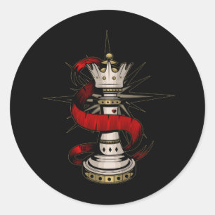 Royal Queen Classic Round Sticker