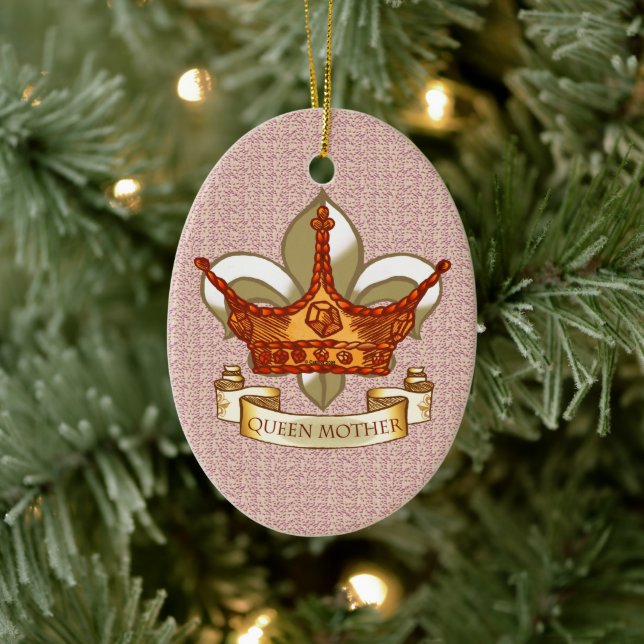 Royal Queen Mother   Ceramic Tree Decoration (Tree)