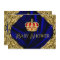 Royal Red Blue and Gold Crown Baby Shower