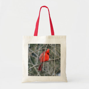 Royal Red Cardinal Tote Bag