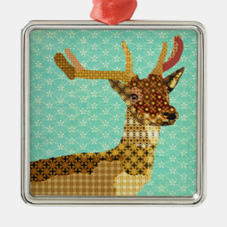 Royal Reindeer Turqoise Ornament