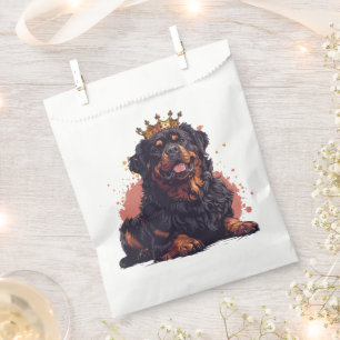 Royal Rottweiler Dog Queen Crown Favour Bags