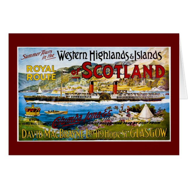 Royal Route of Scotland Summer Tours Vintage (Front Horizontal)