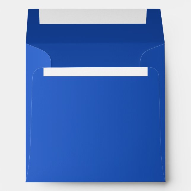 Royal Sapphire Blue Envelope (Back (Bottom))