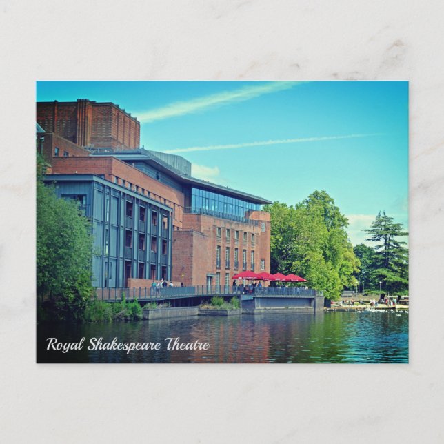 Royal Shakespeare Theater, Stratford Upon Avon Postcard (Front)