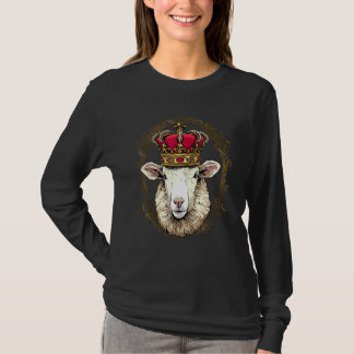 Royal Sheep King Queen Princess Lamb Farm Animal S T-Shirt
