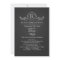 Royal Silver Monogram Graduation Invitation