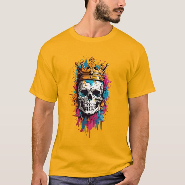 Royal Skull Graphic T-Shirt  (Front)