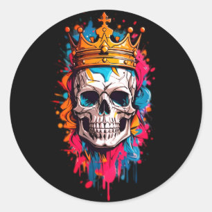 Royal Skull Sticker 