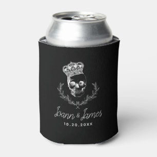 Royal Skull Wedding Can Cooler