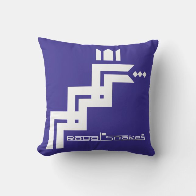 Royal Snakes Blue Label   Cushion (Front)