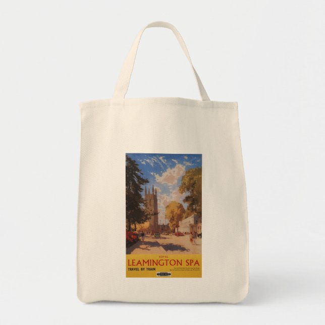 Royal Spa, Street View British Railways Poster Tote Bag (Front)