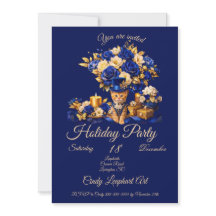 Royal Sparkle Holiday Party Invitation