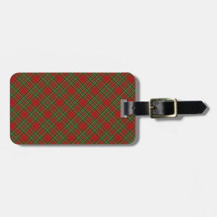 Royal Stewart Clan Tartan Designed Print Luggage Tag