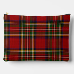 Royal Stewart Clan Tartan Plaid Accessory Pouch